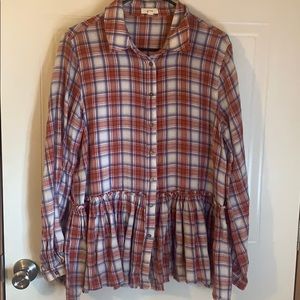Boutique Ruffled Flannel